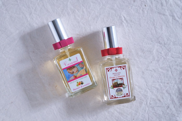 デルベのジンジャー＆ジャスミンとキャラメルのの香水
