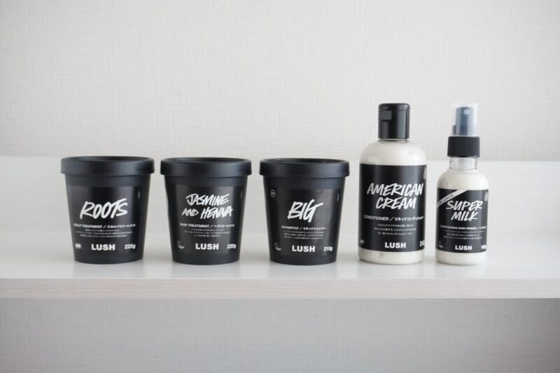 ラッシュのヘアケアアイテム