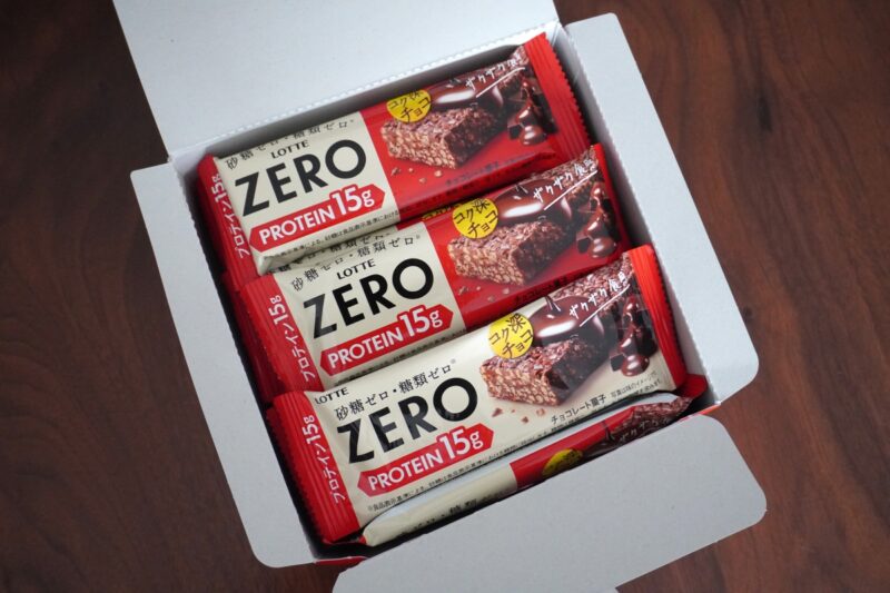 ゼロ　プロテインチョコバーの箱買い